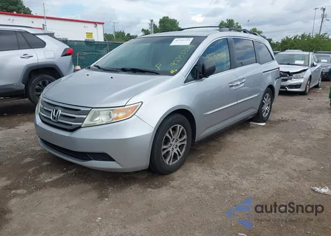 2012 Honda Odyssey Ex from USA, damaged, VIN 5FNRL5H43CB016072